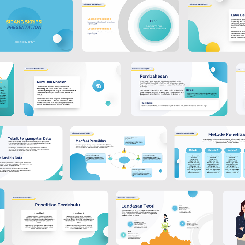 Highlight image 2 for Power Point Sempro / Sidang Skripsi [CANVA]