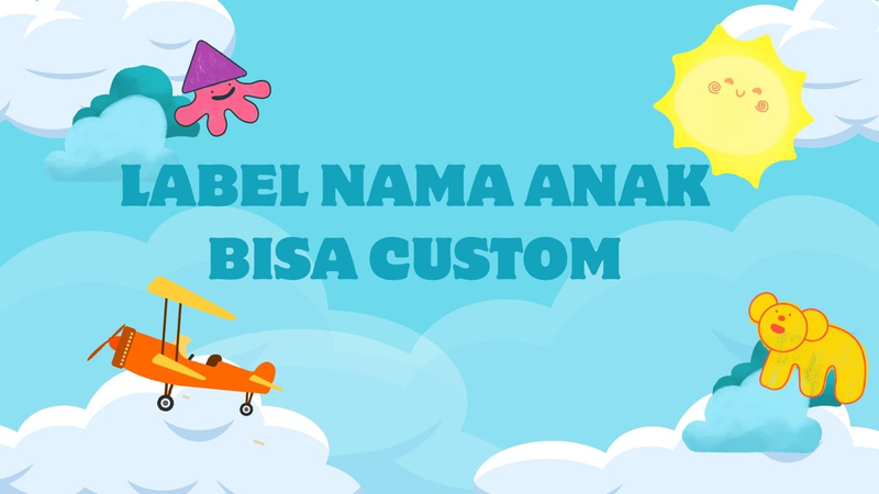 Highlight image 1 for Label Nama Anak Anti Ribet & Praktis - Solusi Tepat untuk Barang Anak!