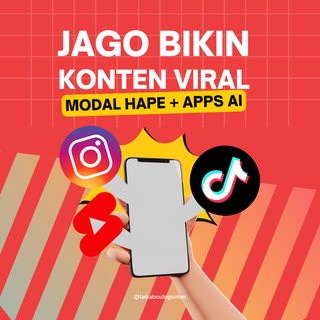 image for Cara bikin konten viral pake HP + AI button