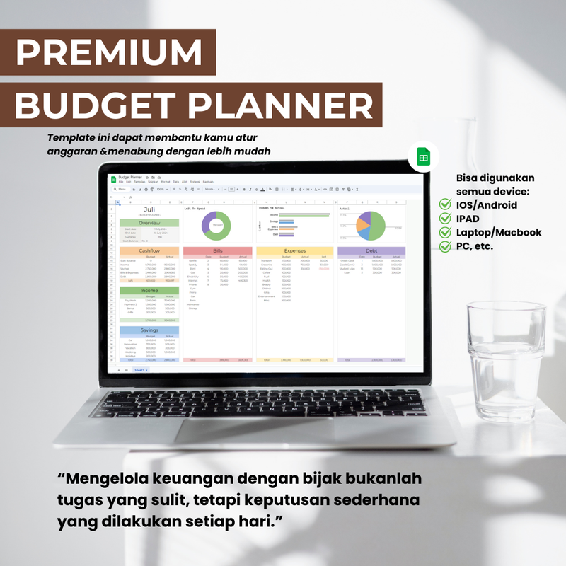 Highlight image for PREMIUM BUDGET PLANNER ✅(HARI TERAKHIR PROMO)