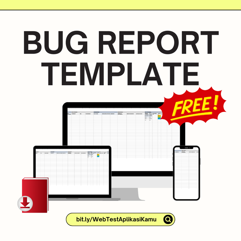 Highlight image 1 for FREE Template | Excel Bug Reporting | Quality Assurance