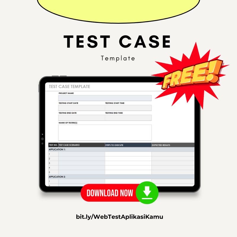 Highlight image 1 for FREE Template | Test Case Management | Quality Assurance