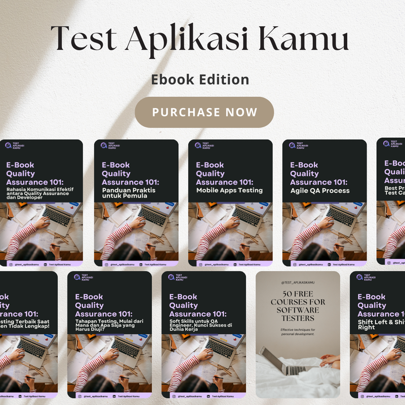 Highlight image 2 for E-Book Quality Assurance 101: Panduan Praktis untuk Pemula