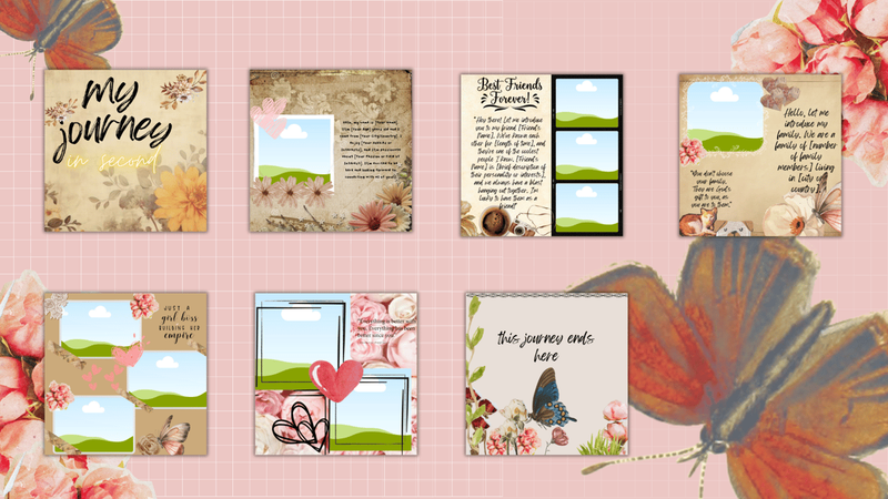 Highlight image 1 for template scrapbook instagram story