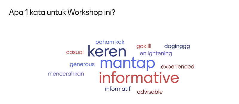 Image 2 for 🚀 Apa kata mereka setelah ikut workshopnya?