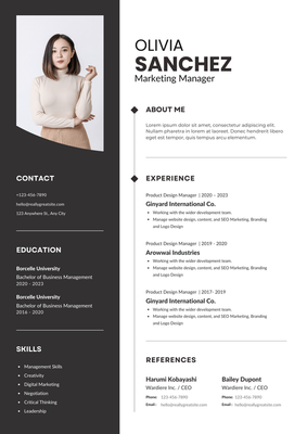 image for Template CV/Resume button