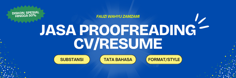 Highlight image 1 for Jasa Proofreading CV Sehari Jadi!