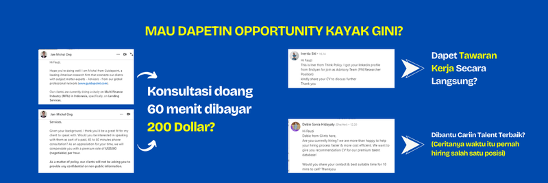 Highlight image for Jasa Review LinkedIn Biar Dapet Kerja Ga Harus Ngelamar!