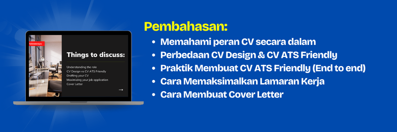 Highlight image for [E-Learning] Cara Membuat CV Efektif Supaya Gampang Diterima Kerja