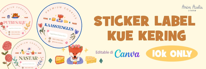 Highlight image for Sticker Label Kue Kering Lebaran