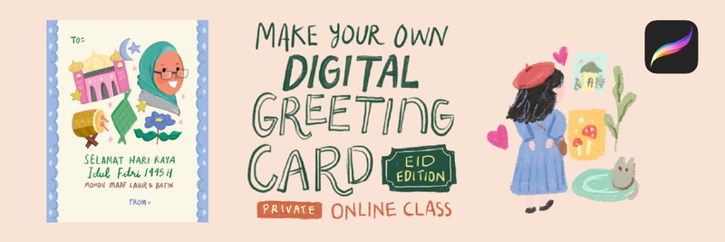 Highlight image for Procreate Class: Make Your Own Digital Greeting Card