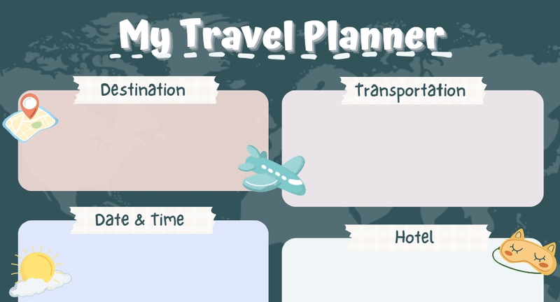 Highlight image for FREE Travel Planner Template