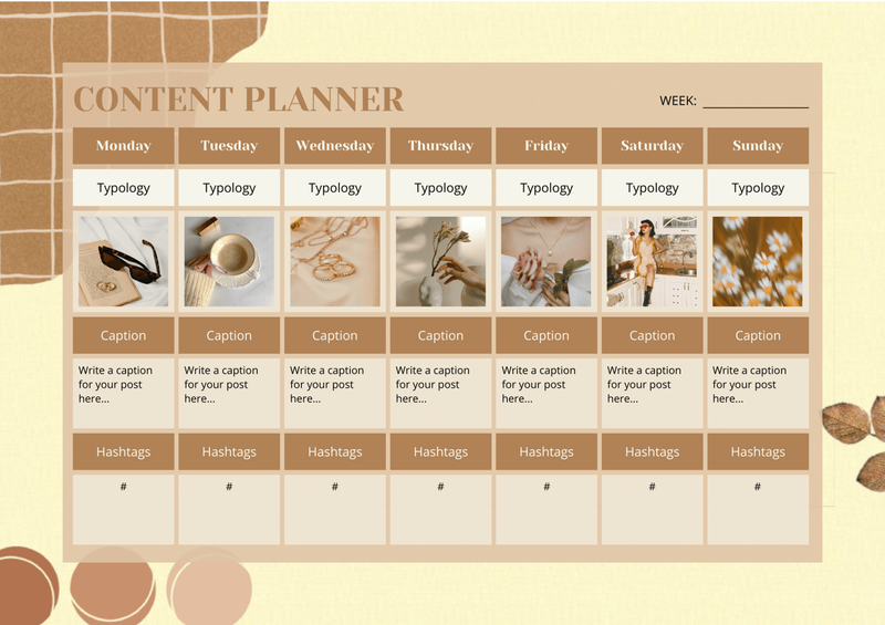 Highlight image for FREE Content Calendar Template