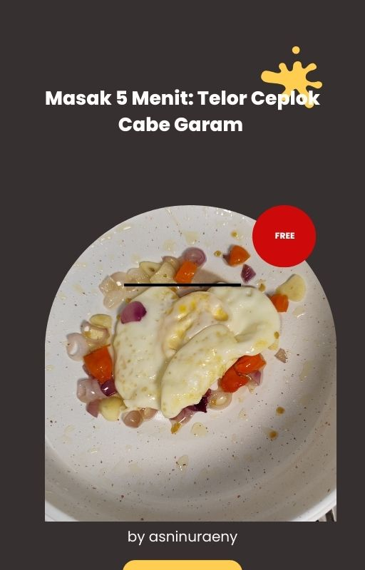 Highlight image for Masak 5 Menit: Telor Ceplok Cabe Garam 