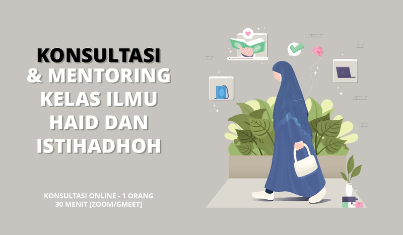 Highlight image for KONSULTASI ONE ON ONE UNTUK E-BOOK ILMU HAID & ISTIHADHOH [1 Sesi - 15 Menit]