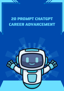 image for [FREE EBOOK]20 prompt chatgpt career advancement button
