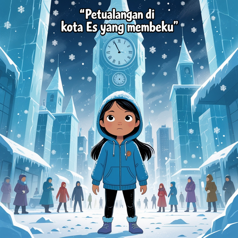 Highlight image for 🧊 Petualangan di Kota Es yang Membeku - Cerita Interaktif untuk Anak, Pilih Jalanmu Sendiri!
