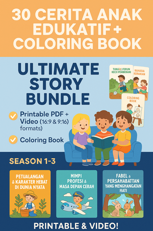 Highlight image for 🌼 Paket Premium Cerita Edukatif Anak 🎠