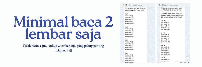 Image 2 for Grup Khataman Quran Harian "Light by Qur'an"
