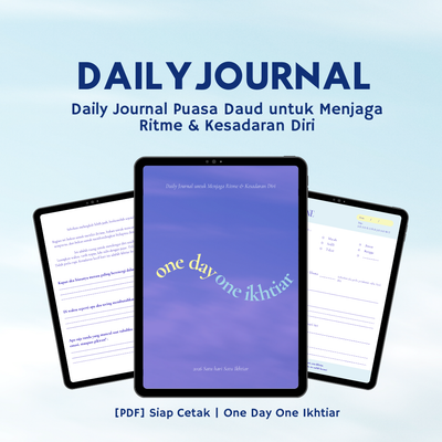 image for Daily Journal Puasa Daud Premium (PDF) - ONE DAY ONE IKHTIAR button