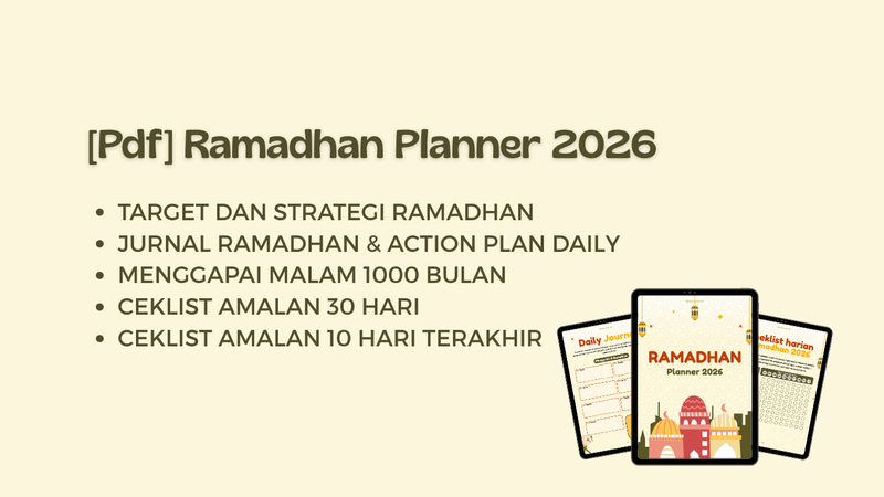 Highlight image 2 for Ramadhan Planner 2026