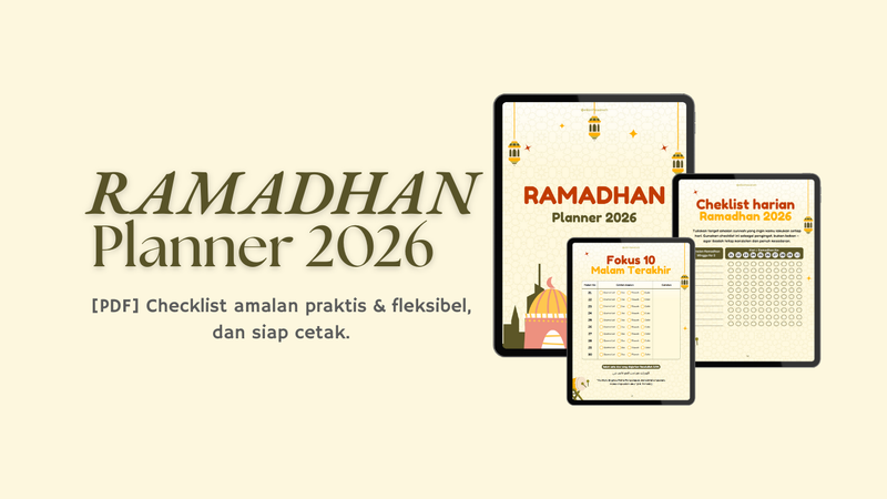 Highlight image for Ramadhan Planner 2026 (PDF) + Bonus Komunitas Puasa Daud & Khataman Qur’an