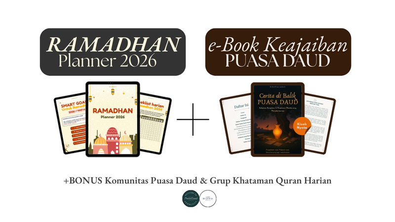 Highlight image for Ramadhan Planner 2026 + Ebook Keajaiban Puasa Daud (+Bonus Akses Komunitas)