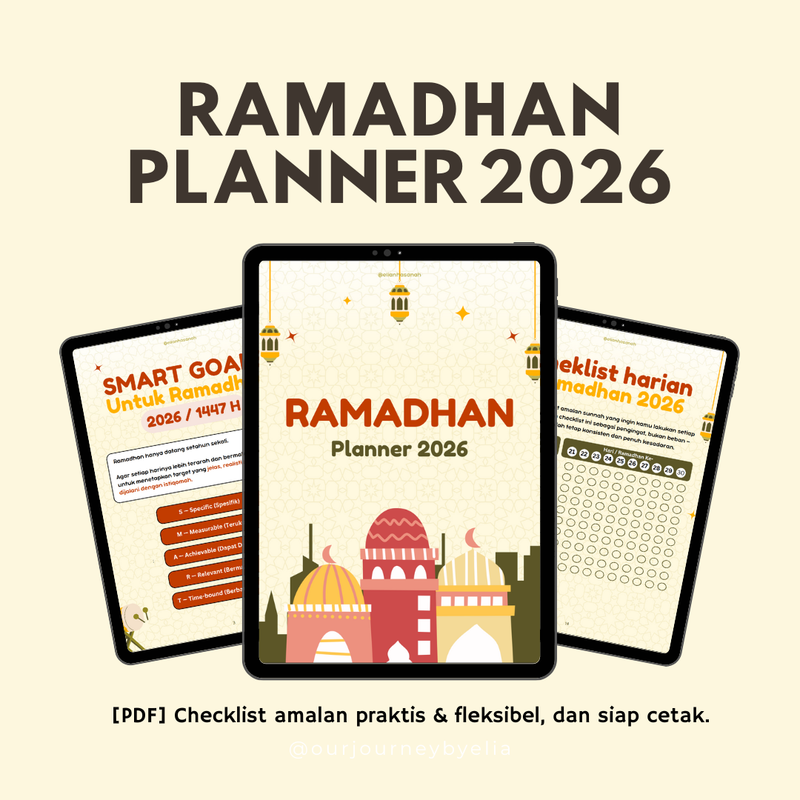 Highlight image for Ramadhan Planner 2026 + Ebook Keajaiban Puasa Daud (+Bonus Akses Komunitas)