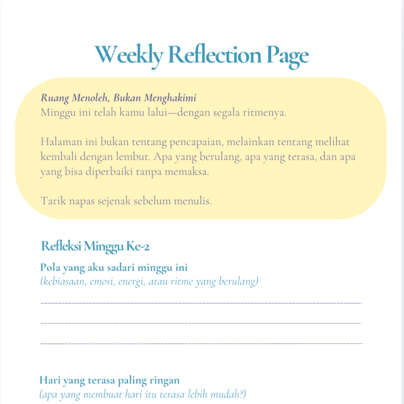 Highlight image for Daily Journal Puasa Daud Premium (PDF) - ONE DAY ONE IKHTIAR