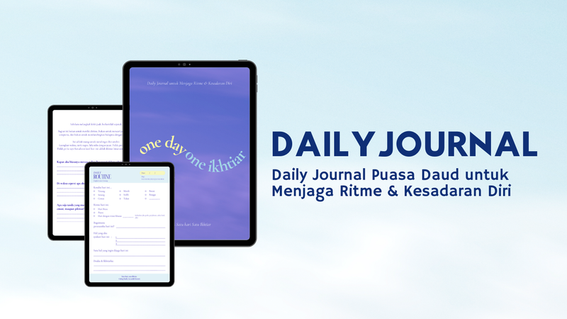 Highlight image for Daily Journal Puasa Daud Premium (PDF) - ONE DAY ONE IKHTIAR