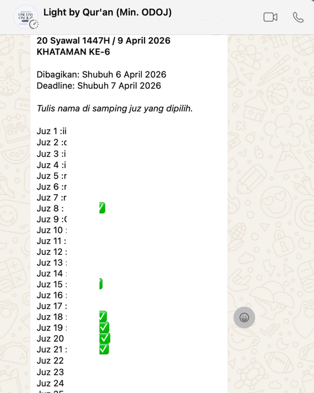 Highlight image for Grup Khataman Light by Qur'an (min. ODOJ)