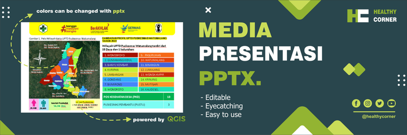 Highlight image for [CUSTOM] SLIDE PPTX PETA WILAYAH EDITABLE EASY TO USE