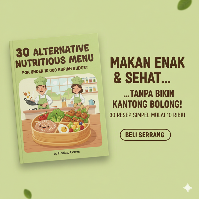 E-Book 30 Opsi Menu Bergizi Non-UPF (Budget 10K)