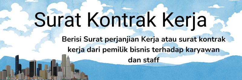 Highlight image 1 for File Surat Kontrak Kerja atau Surat Perjanjian Kerja Karyawan atau Staff