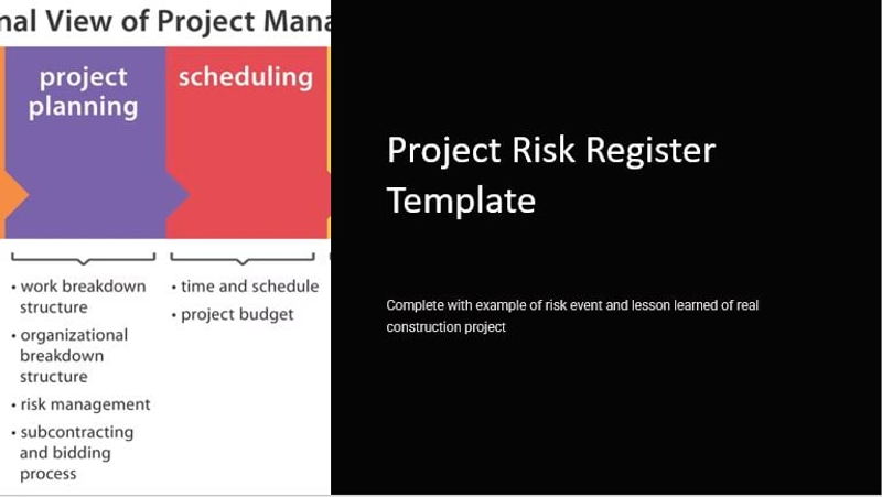 Highlight image for Project Risk Register Template