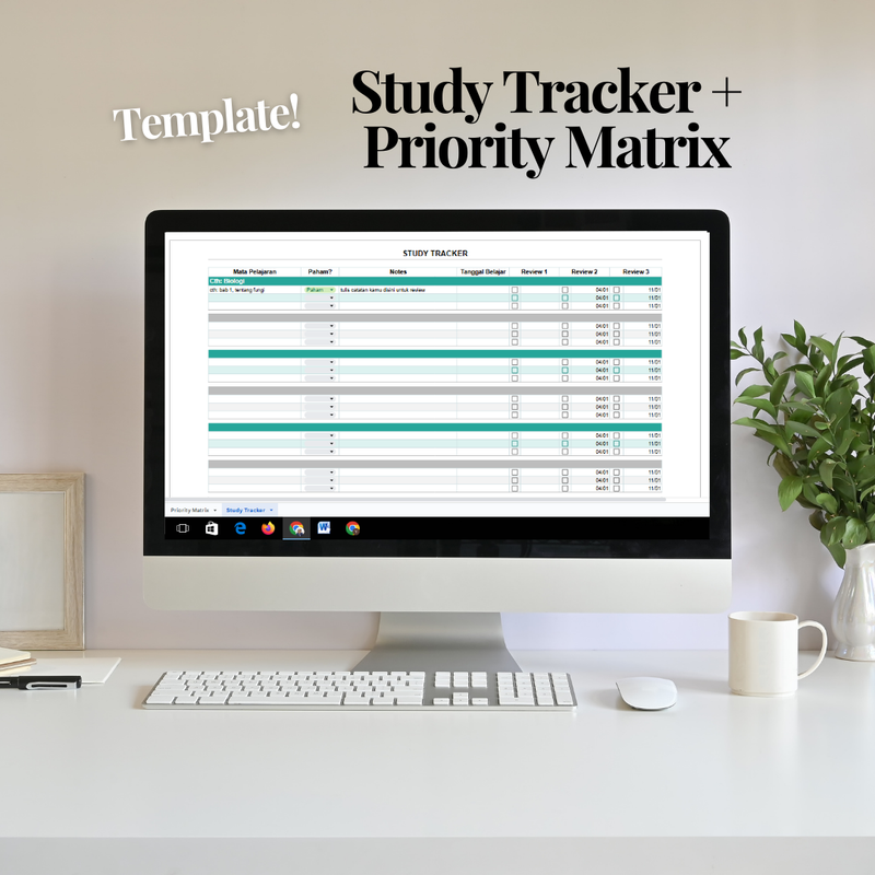 Highlight image for Study Tracker+ Priority Matrix!