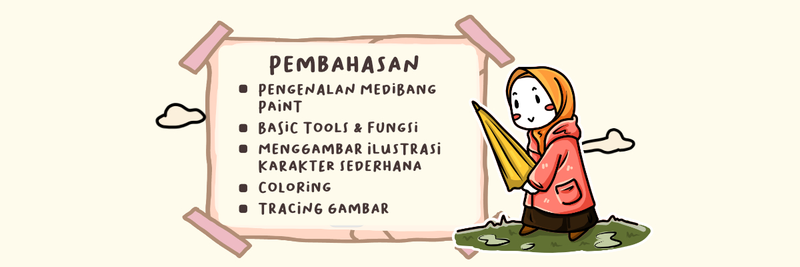 Highlight image for DISKON 25%- TUTORIAL MENGGAMBAR ILUSTRASI PEMULA - MEDIBANG PAINT ANDROID