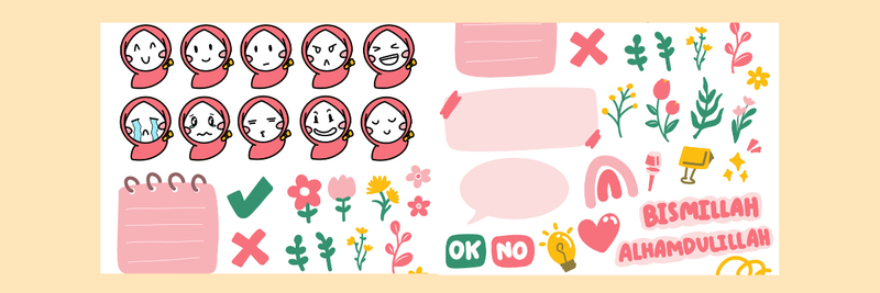 Highlight image for 79+ STIKER UNTUK JOURNAL PLANNER - PRINTABLE