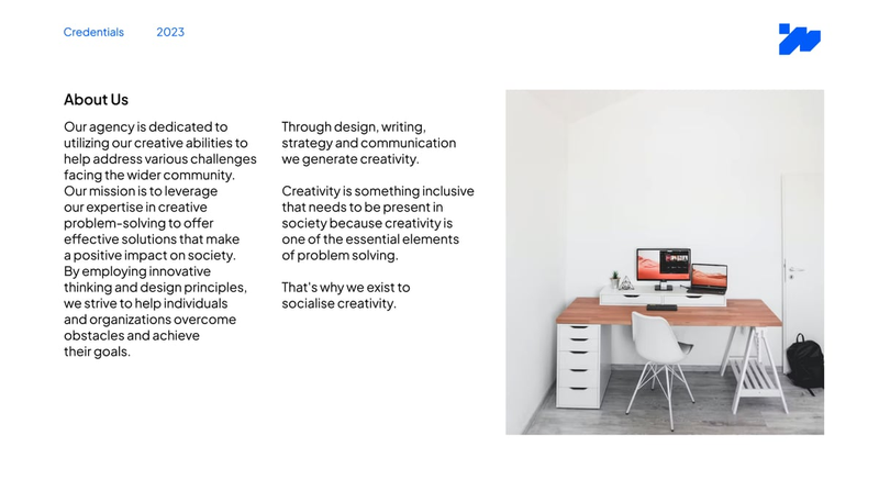 Highlight image for Credential, Portfolio & Rate Card Template for Graphic Design Studio