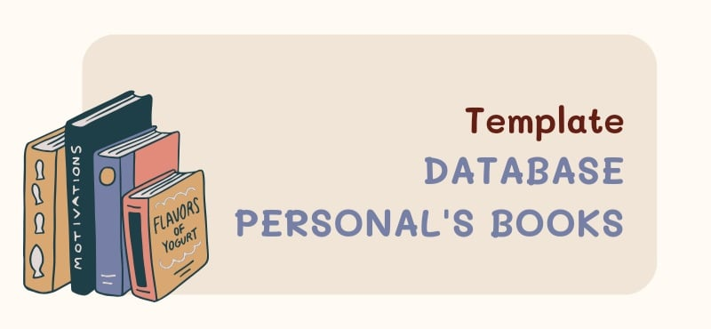Purchase Template Database Personal's Books | Clicky