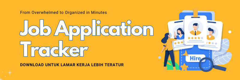 Highlight image for FREE TEMPLATE - JOB APPLICATION TRACKER