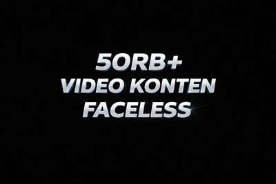 image for 50RB VIDEO KONTEN FACELESS (Hak Jual Kembali) button