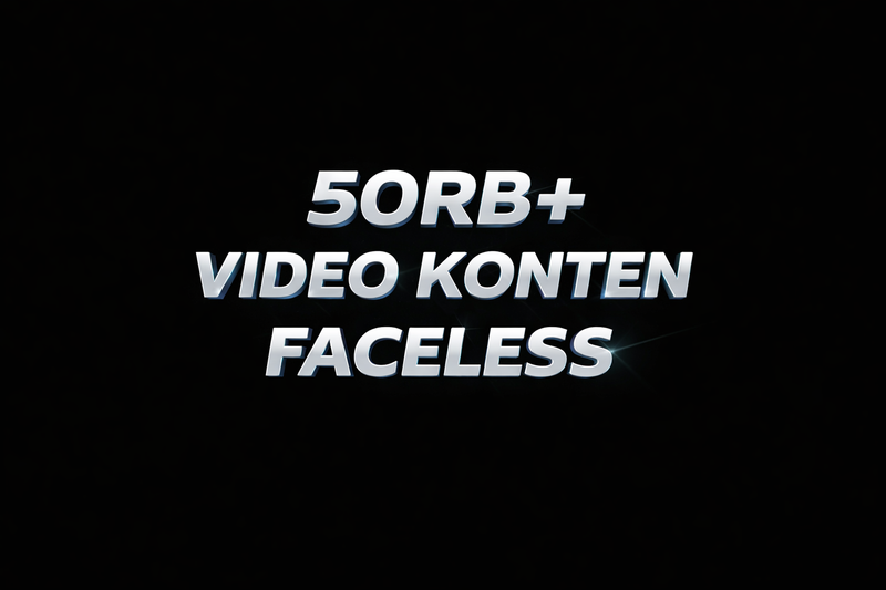 Highlight image for 50RB+ VIDEO KONTEN FACELESS (dengan Hak Jual Kembali)