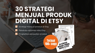 image for [ONLY 50K] 30 Strategi Menjual Produk Digital di Etsy button