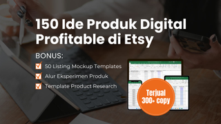 image for [ONLY 30K] 150 Ide Produk Digital Profitable di Etsy button