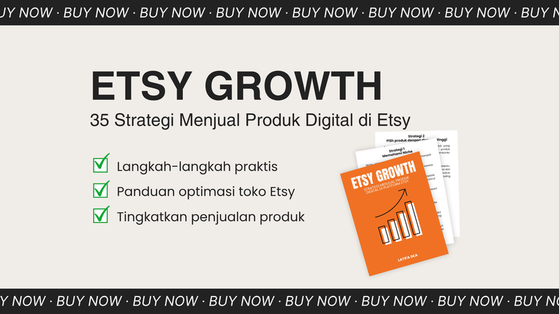 Highlight image for Etsy Growth: 35 Strategi Menjual Produk Digital di Etsy