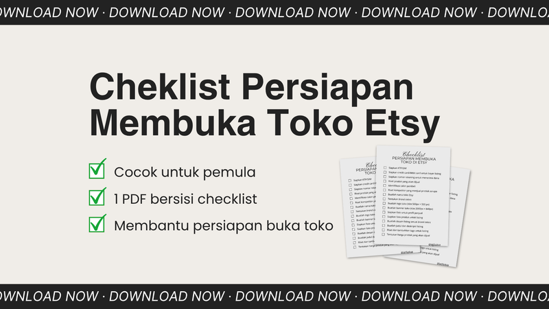 Highlight image for Checklist Persiapan Membuka Toko di Etsy