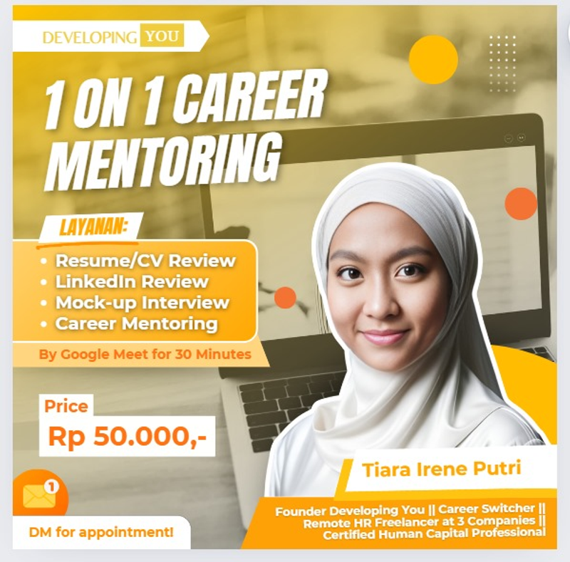 Highlight image 1 for 1 on 1 Career Mentoring