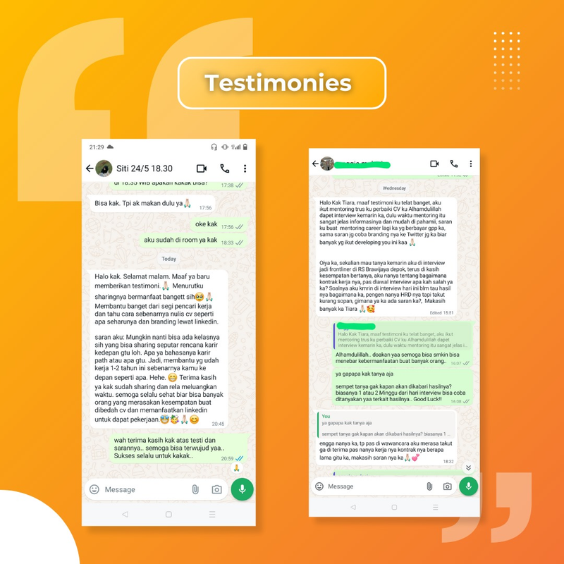 Highlight image 3 for 1 on 1 Career Mentoring