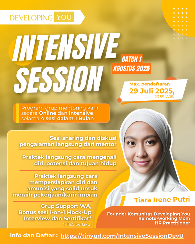 Highlight image for Intensive Session by Developing You Batch 1